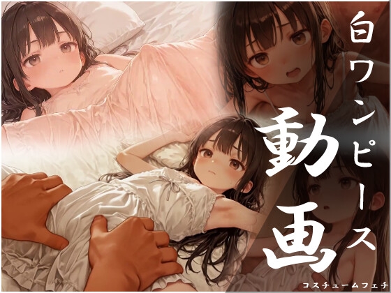 コスチュームフェチ 白ワンピース