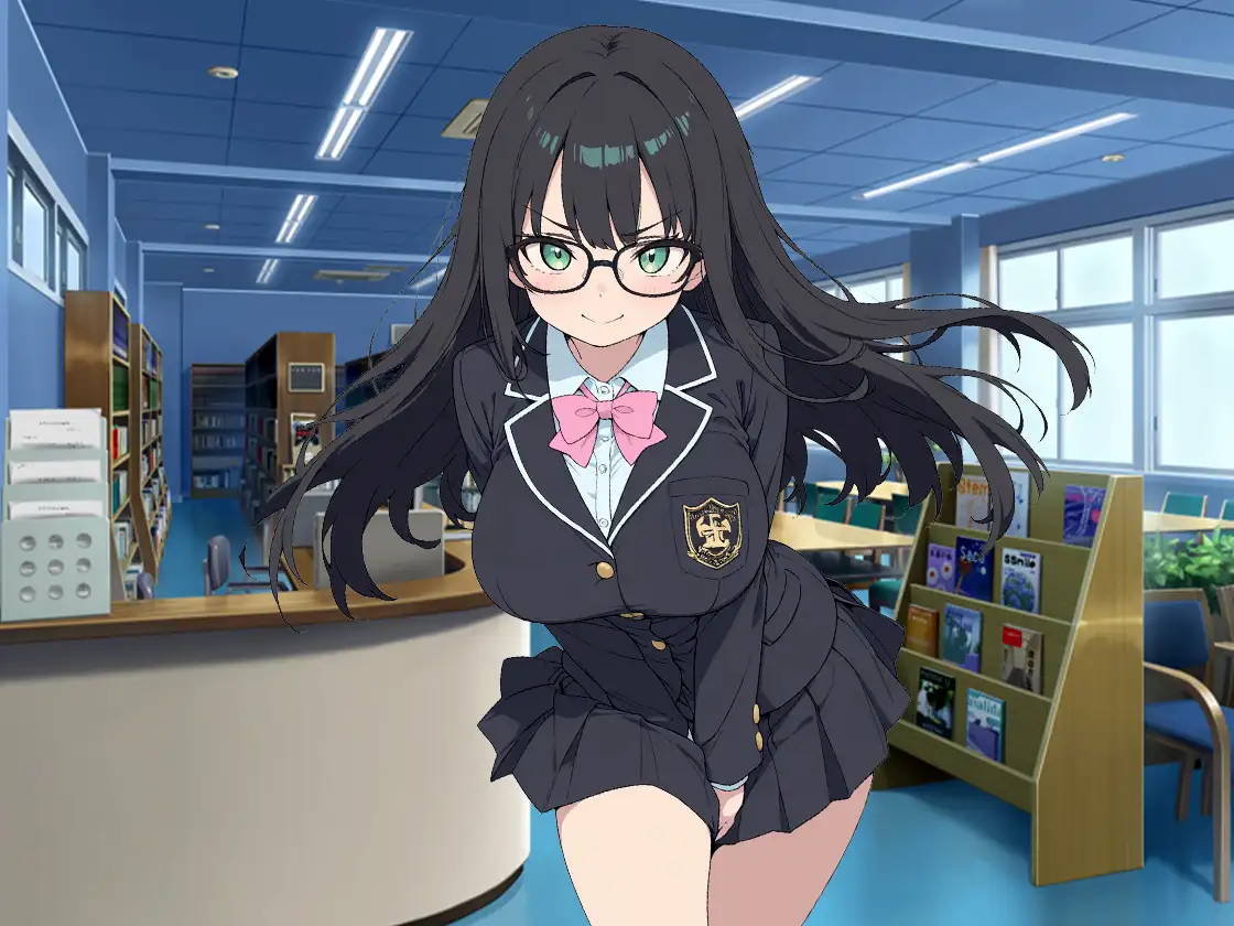 ダンジョン最深部女王に負けてVR最強勇者は図書室でケツ穴ペットになる！ダウナー美少女図書委員にマゾメス堕ち サンプル画像 5