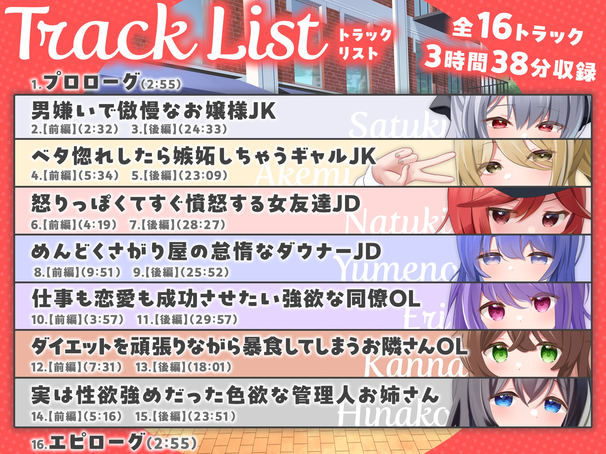 【7周年記念作品/7人オムニバス作品/3時間越え】縁結び荘へようこそ-アパートに住む7人の住人と甘々エッチする話【バイノーラル】_3