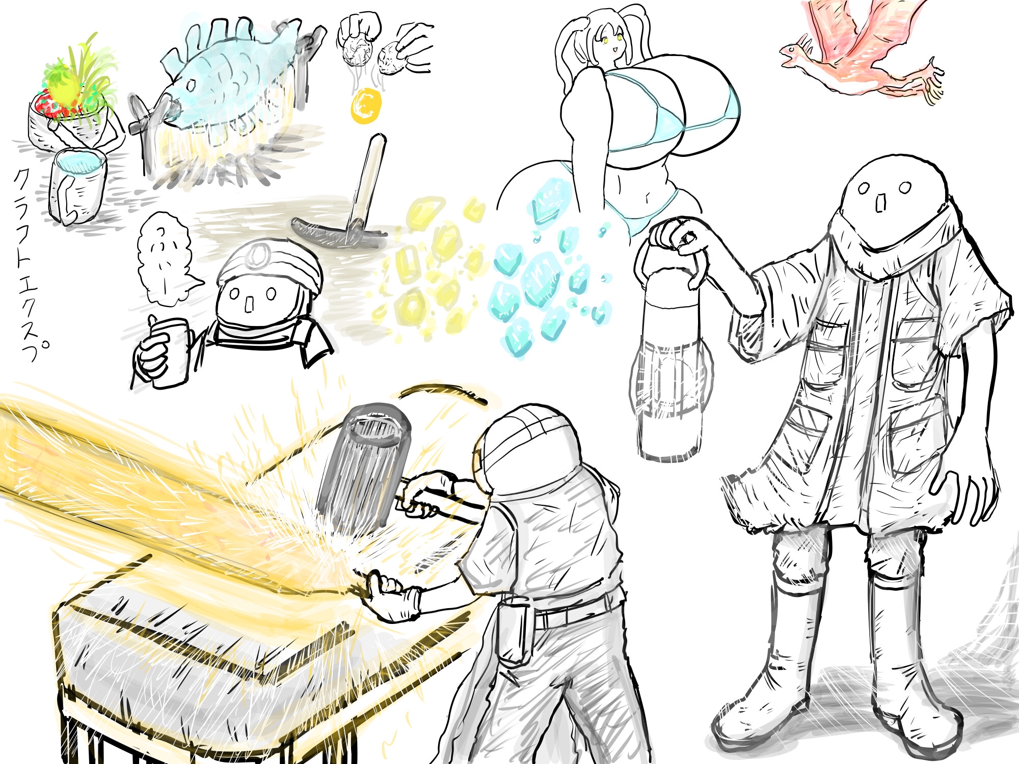 イラスト集 キャラクター原案 美少女 画像3