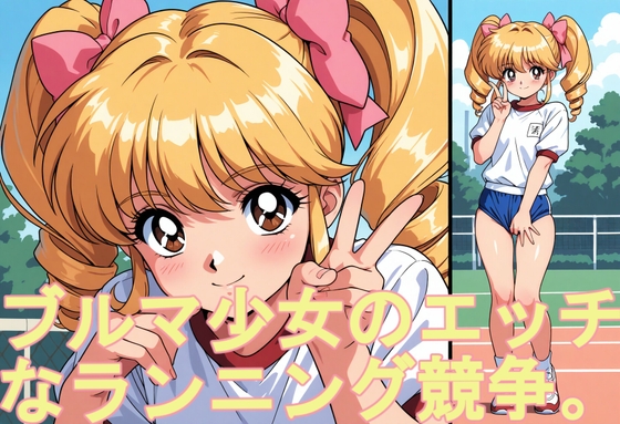 ブルマ少女のエッチなランニング競争。マンチラ×くぱぁ×フェラ。
