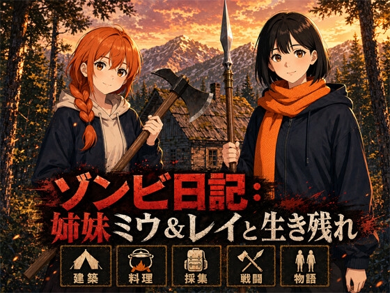 ゾンビ日記:姉妹ミウ&レイと生き残れ