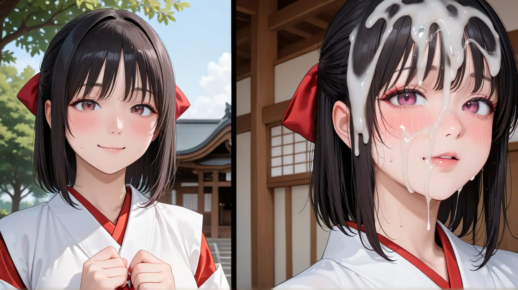 ぶっかけ巫女 サンプル画像 5