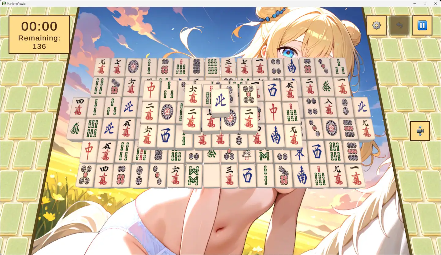 麻雀牌パズル サンプル画像 2