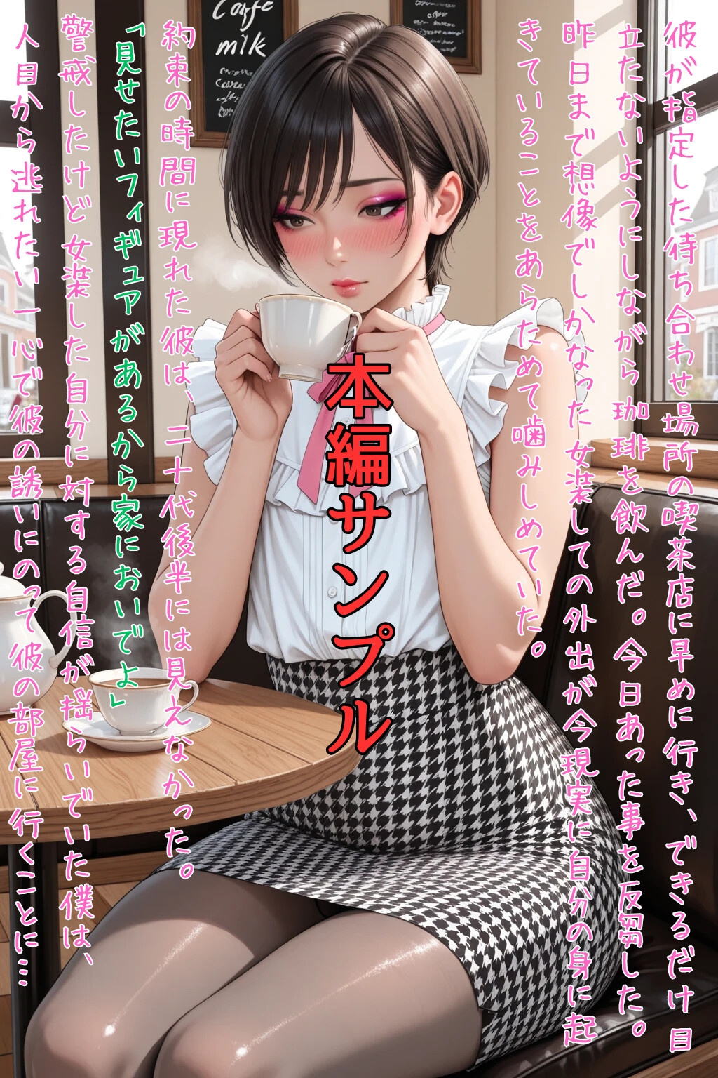 Sissy Captions Mな男の娘のシシーキャプション集5 アキバ男の娘拉致監禁事件 この部屋が僕の全て… あなた好みのフィギュアになりたい…_1