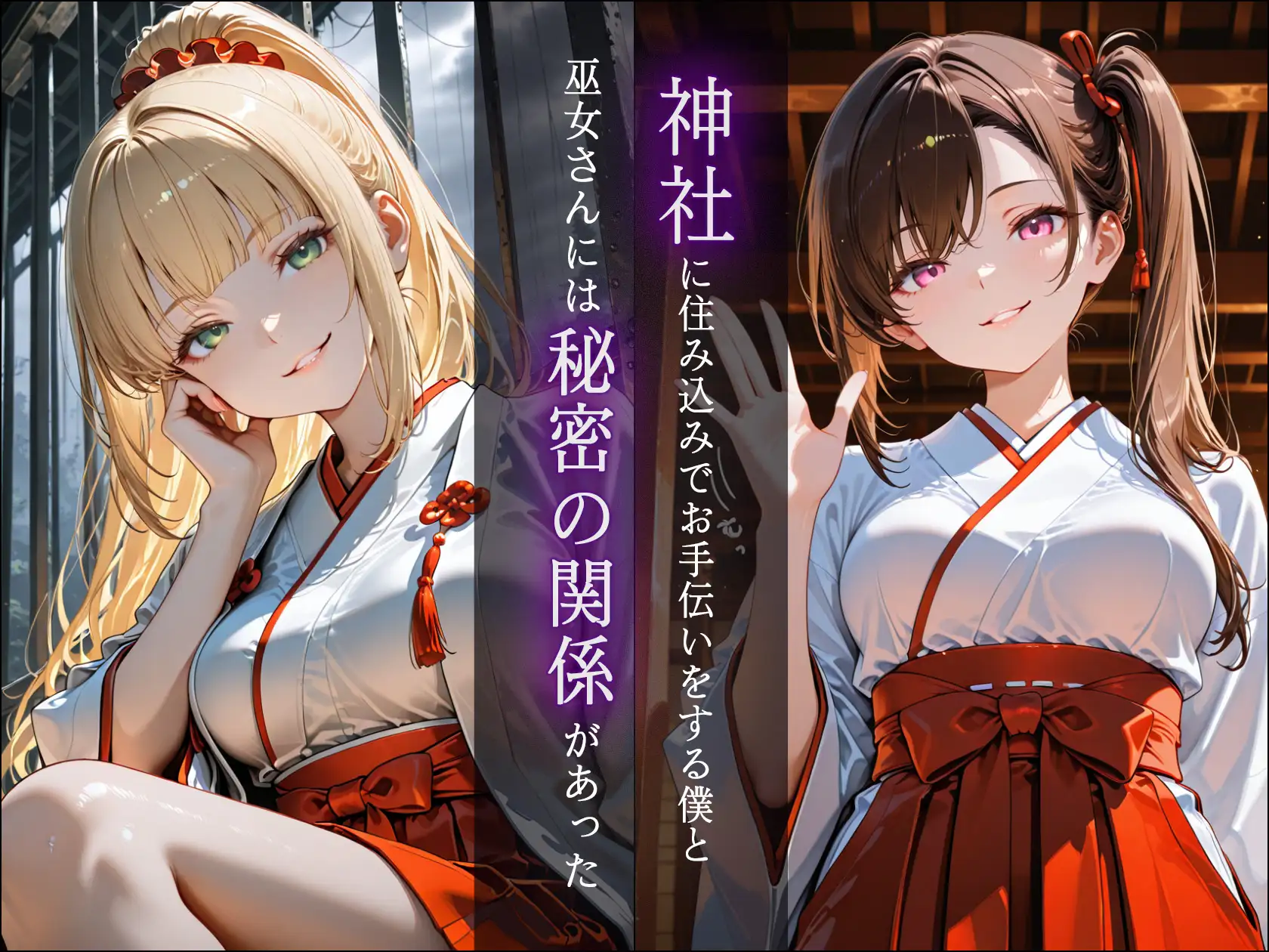 巫女さんの下僕として住み込む僕