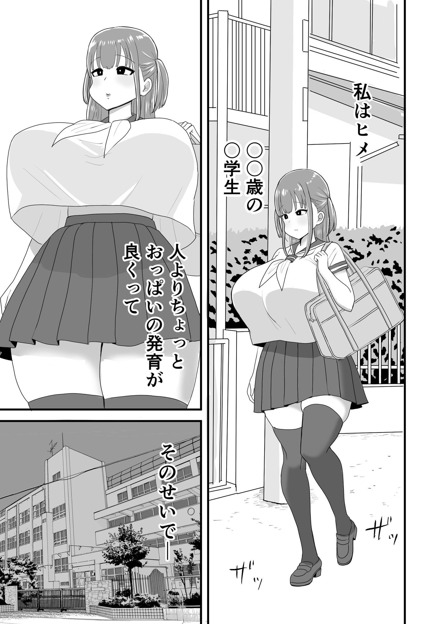帰宅後、お兄ちゃんと。～爆乳妹ヒメのストレス発散SEX～ 画像1