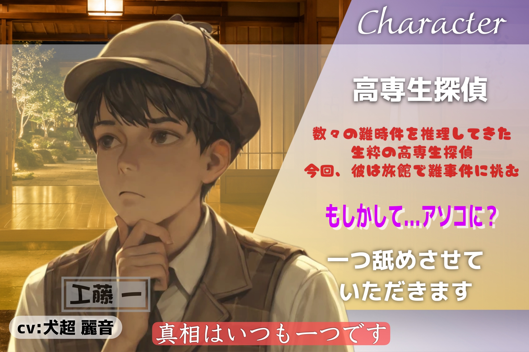 [日常の先にあるセクシースケべシリーズ]真相は…いつも一つです。とある旅館で起きた怪事件。貴方は容疑者となり高専生探偵の名推理を刮目する。-3画像