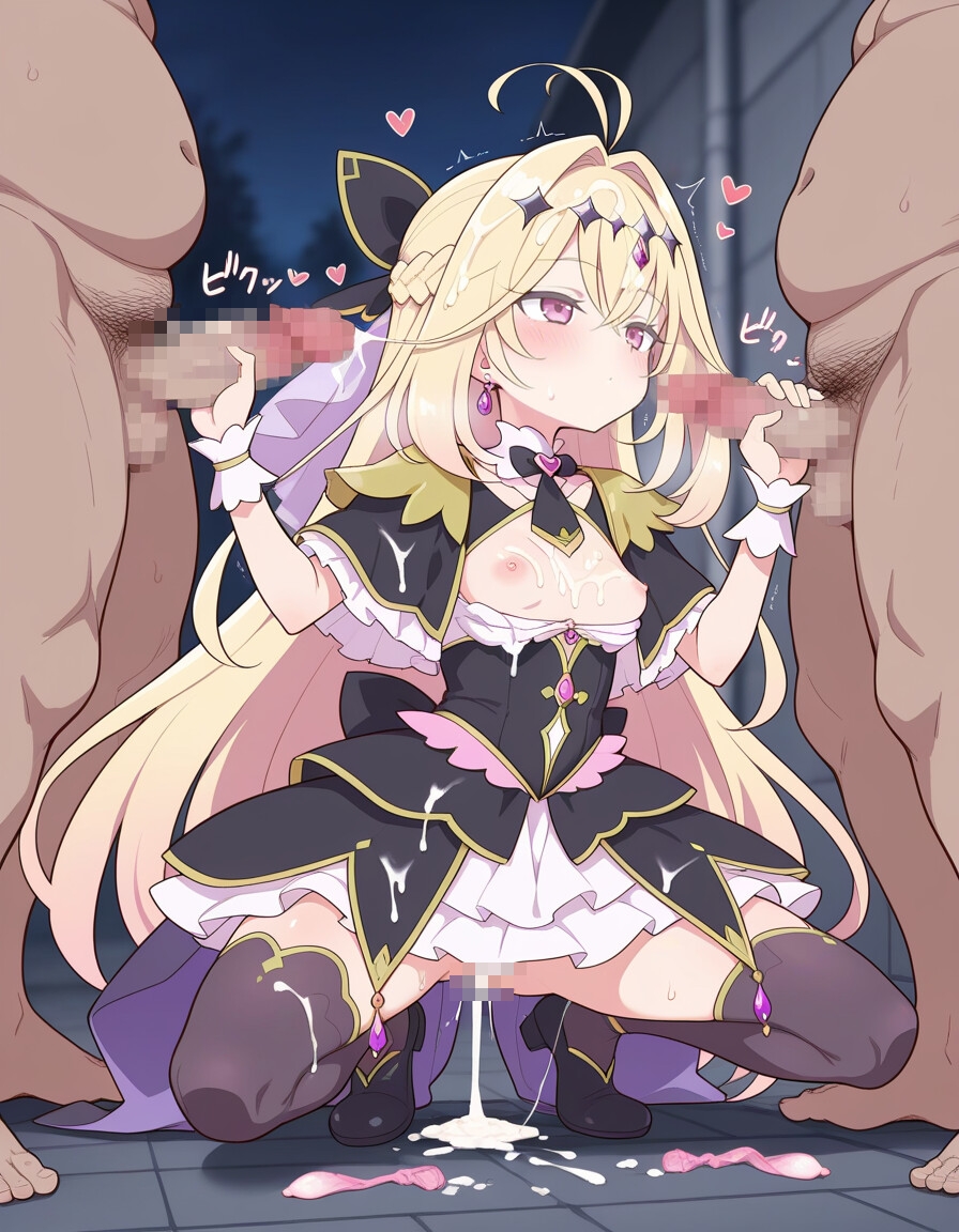 ◯ュアアルカナ・シャドウの集団性活 ～バニー/スク水～ 漫画風イラスト集_3