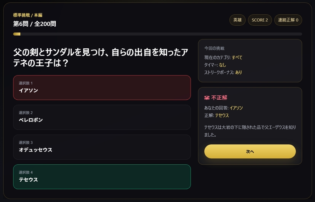 ギリシャ神話クイズ200問 入門から超難関まで 画像3