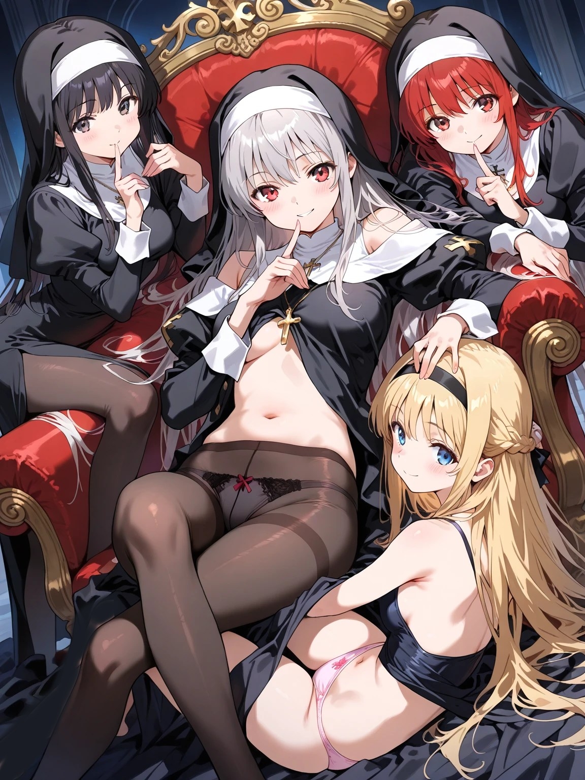黒タイツ美少女イラスト集7聖職者編_3