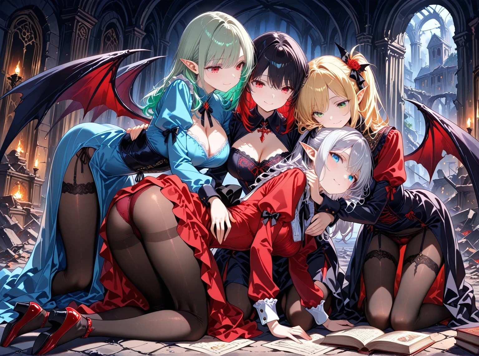 黒タイツ美少女イラスト集8モン娘編_3