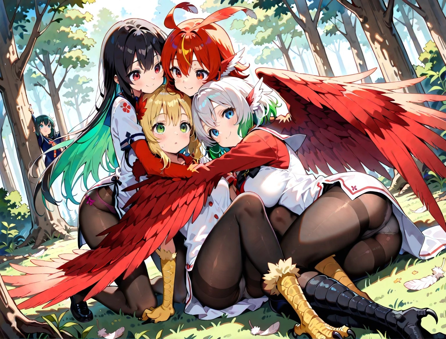 黒タイツ美少女イラスト集8モン娘編_7