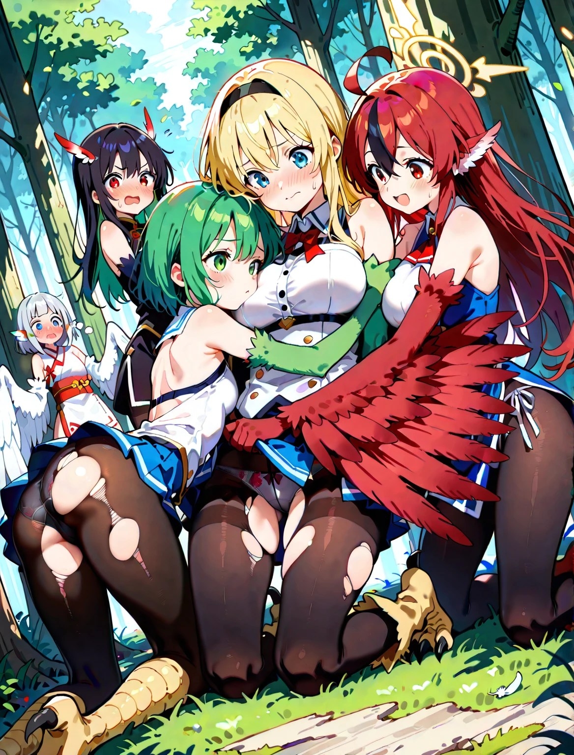 黒タイツ美少女イラスト集8モン娘編_8