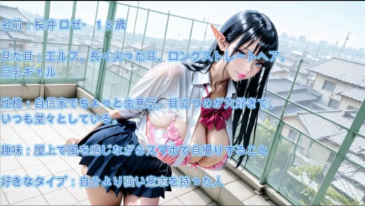 【4K】実はエルフだった巨乳ギャルを徹底的に性処理係にした件 サンプル画像 2