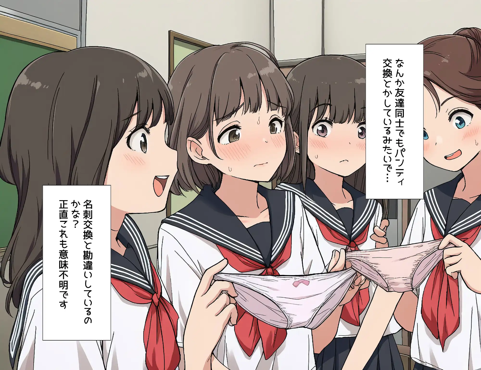僕は同級生からなぜか下着をもらえる2 サンプル画像 3