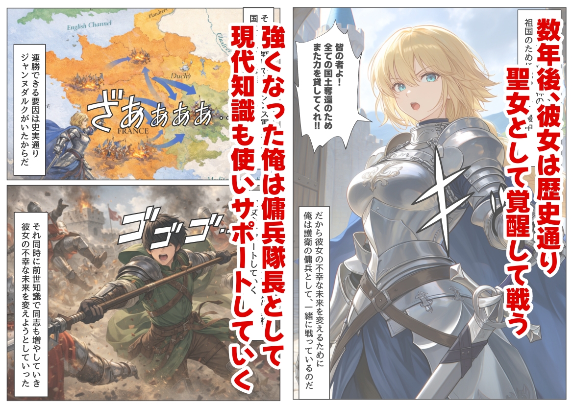 ジャンヌダル●の幼馴染に転生した俺は、彼女の悲惨な歴史を変える!!_3