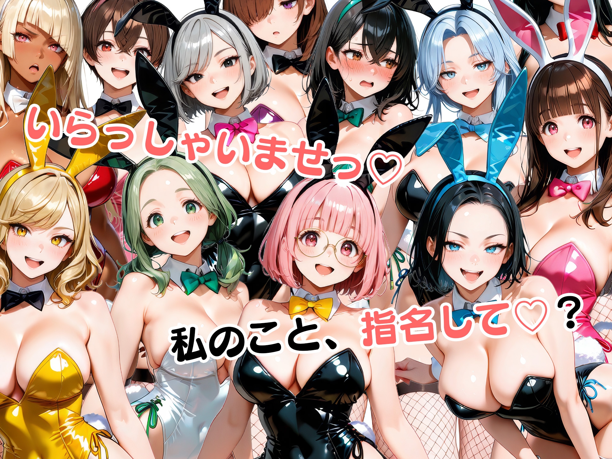 お店で即ヤレる12人の爆乳バニーガール_10