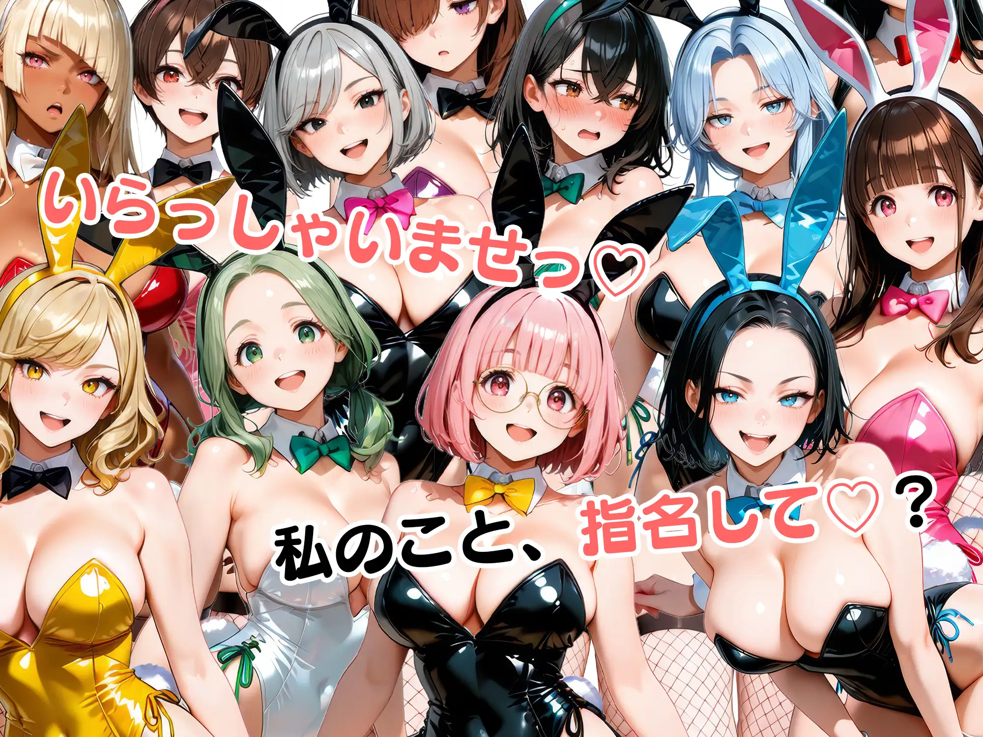 お店で即ヤレる12人の爆乳バニーガール サンプル画像 10