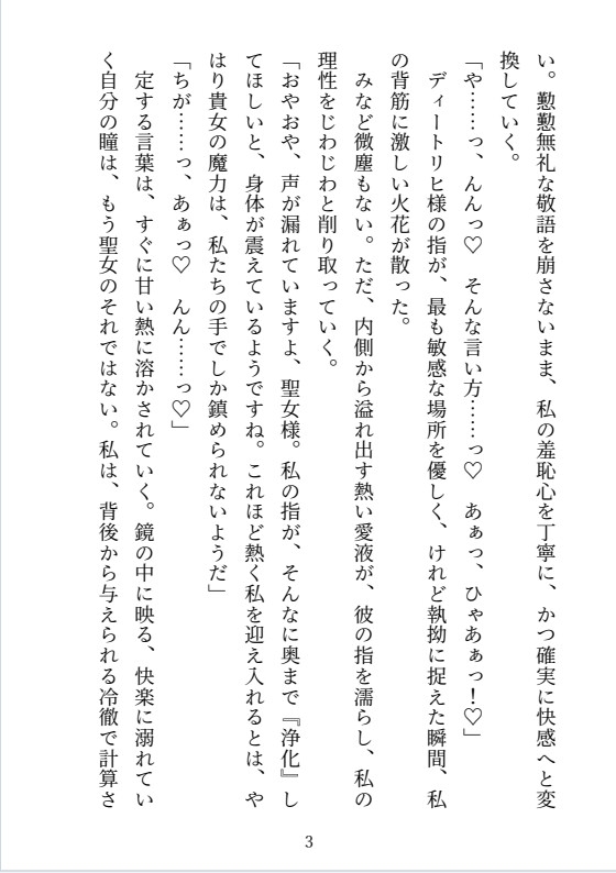 異世界転移した私が、二人の騎士に愛されすぎて帰れない～冷徹な上司と狂犬な部下のサンドイッチ調教～ 画像3