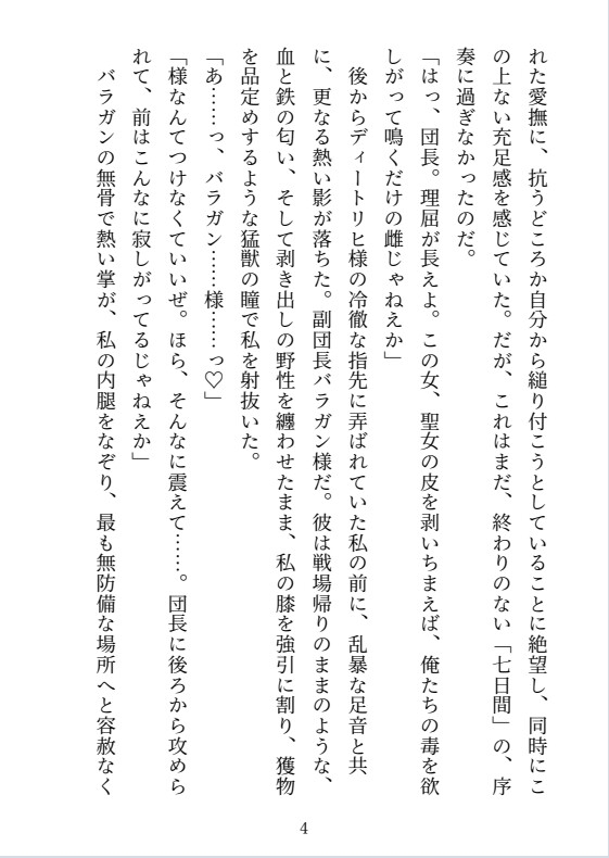異世界転移した私が、二人の騎士に愛されすぎて帰れない～冷徹な上司と狂犬な部下のサンドイッチ調教～ 画像4