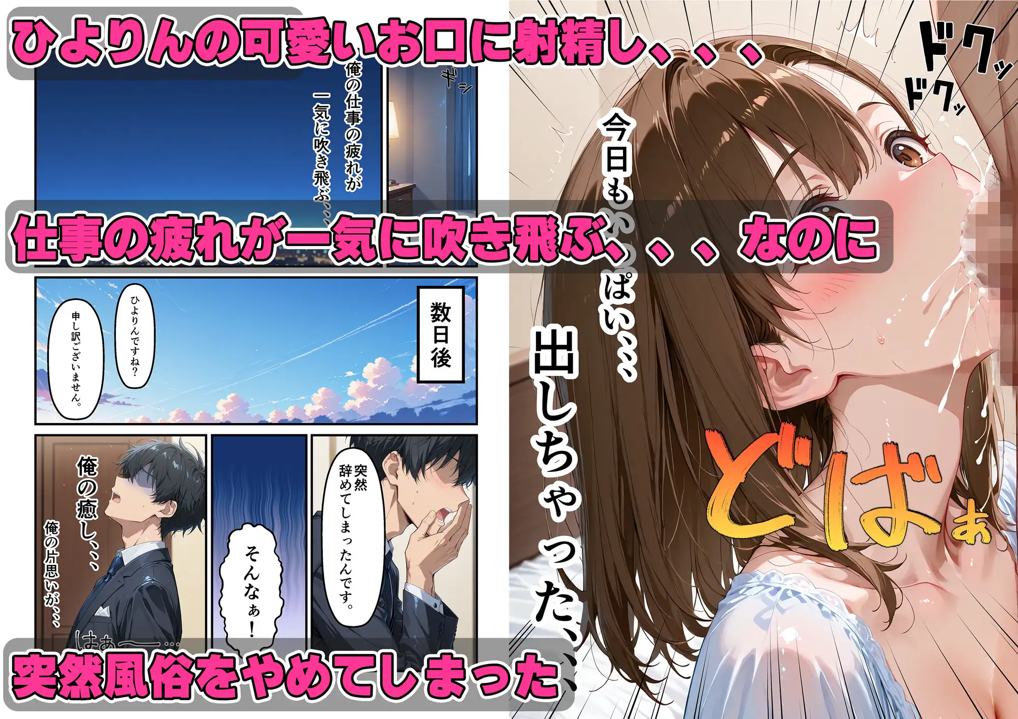 あざと可愛い風俗嬢は俺の部下?実はドMな彼女に生はめセックス〜俺のチンポでイキまくる サンプル画像 2