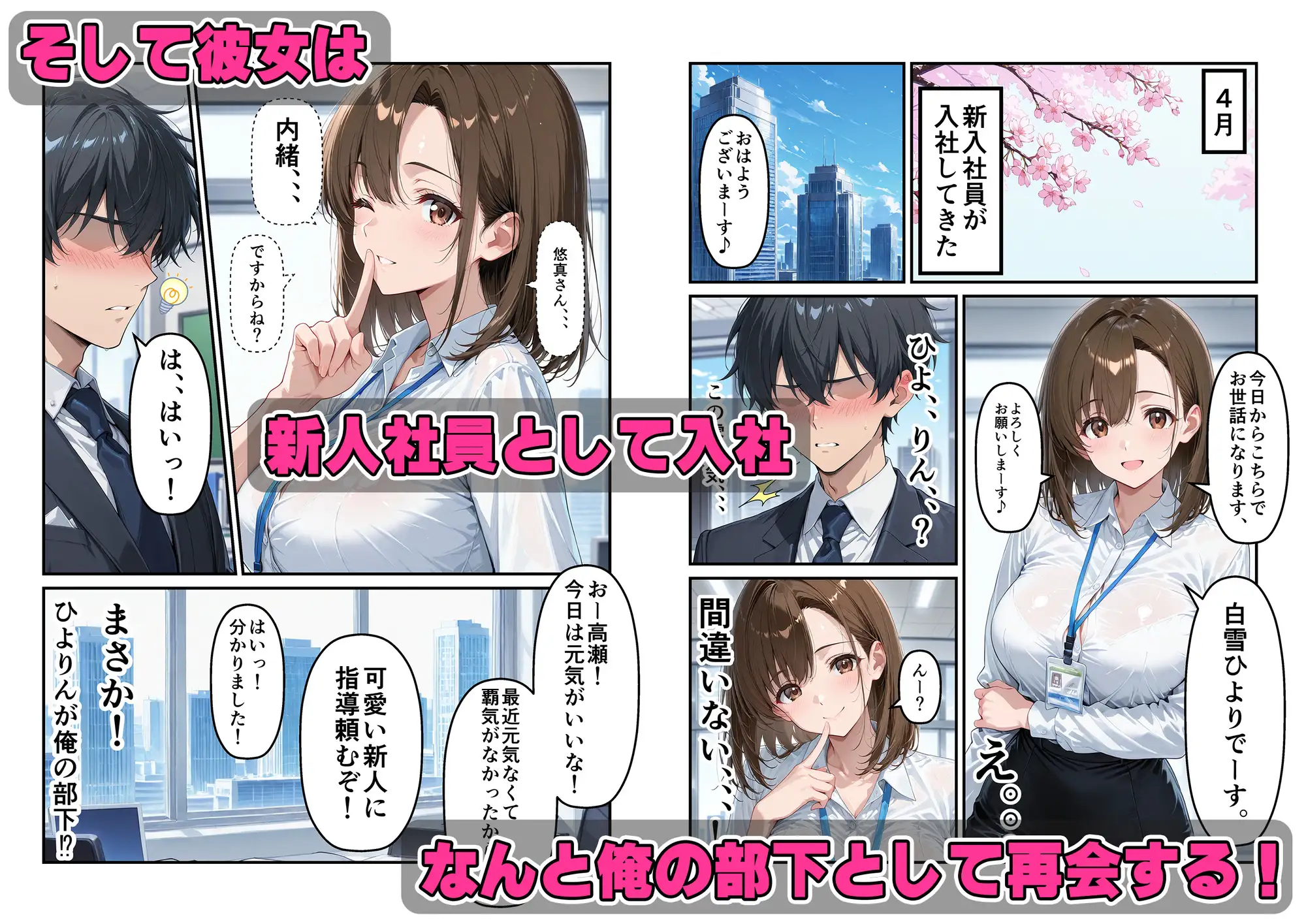 あざと可愛い風俗嬢は俺の部下?実はドMな彼女に生はめセックス〜俺のチンポでイキまくる サンプル画像 3