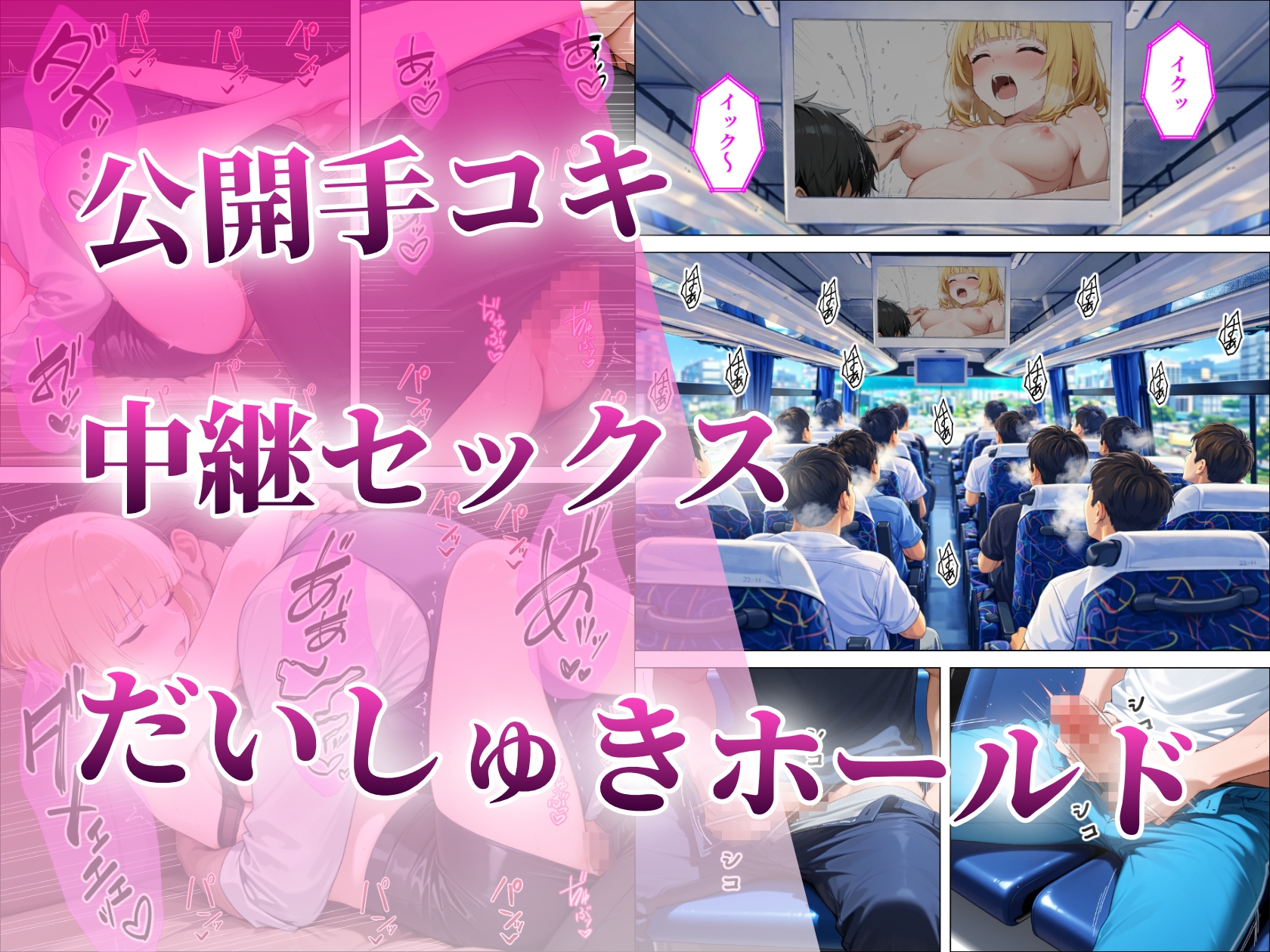 淫乱ギャルバスガイド汁まみれご奉仕ツアー_連日お客に潮だく中出しセックスされる話_7