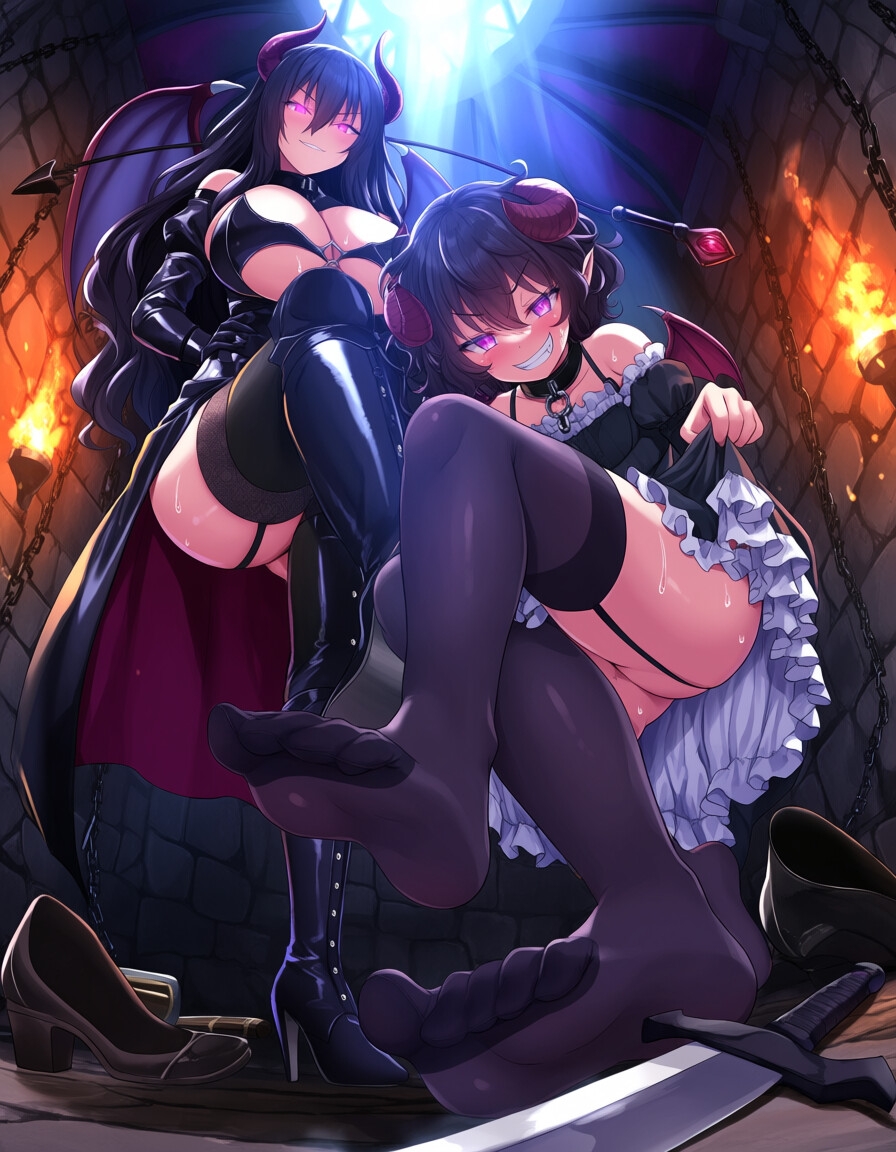魅魔与勇者:恋足勇者的屈服 サンプル1