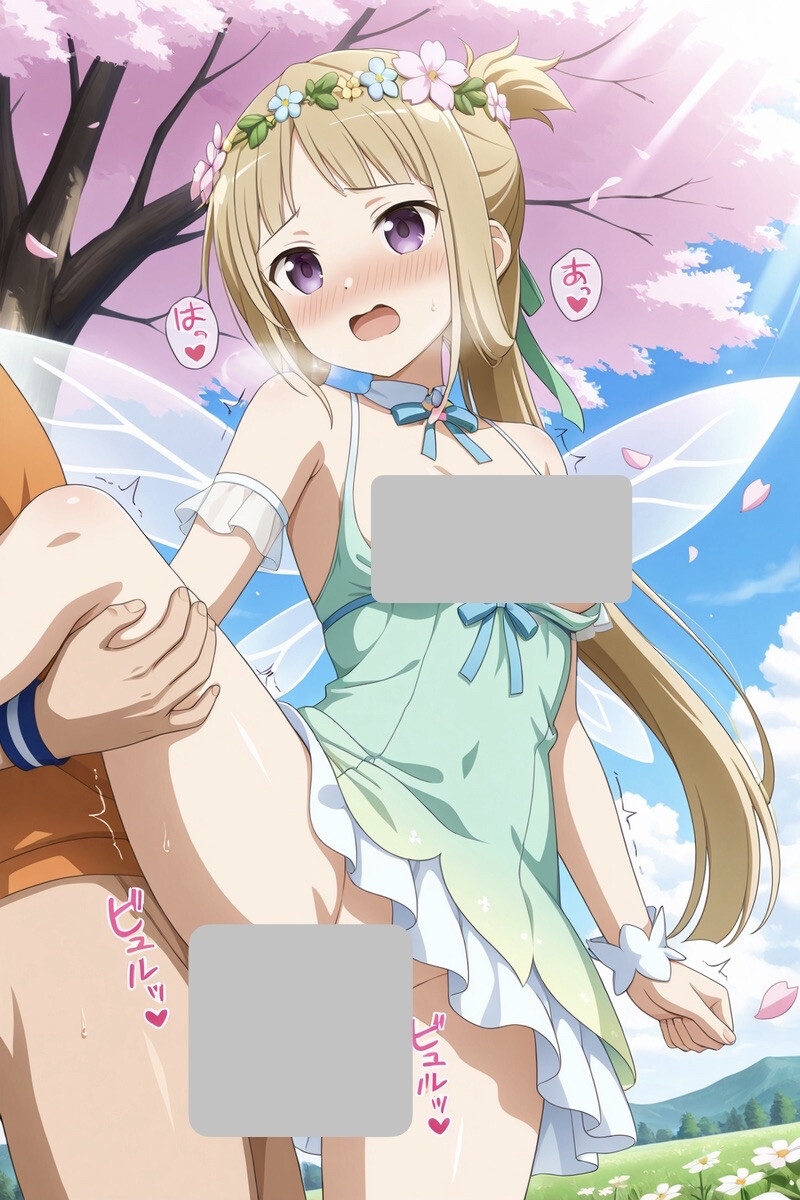 ゆ〇ゆキャラの妖精エッチイラストまとめ_7