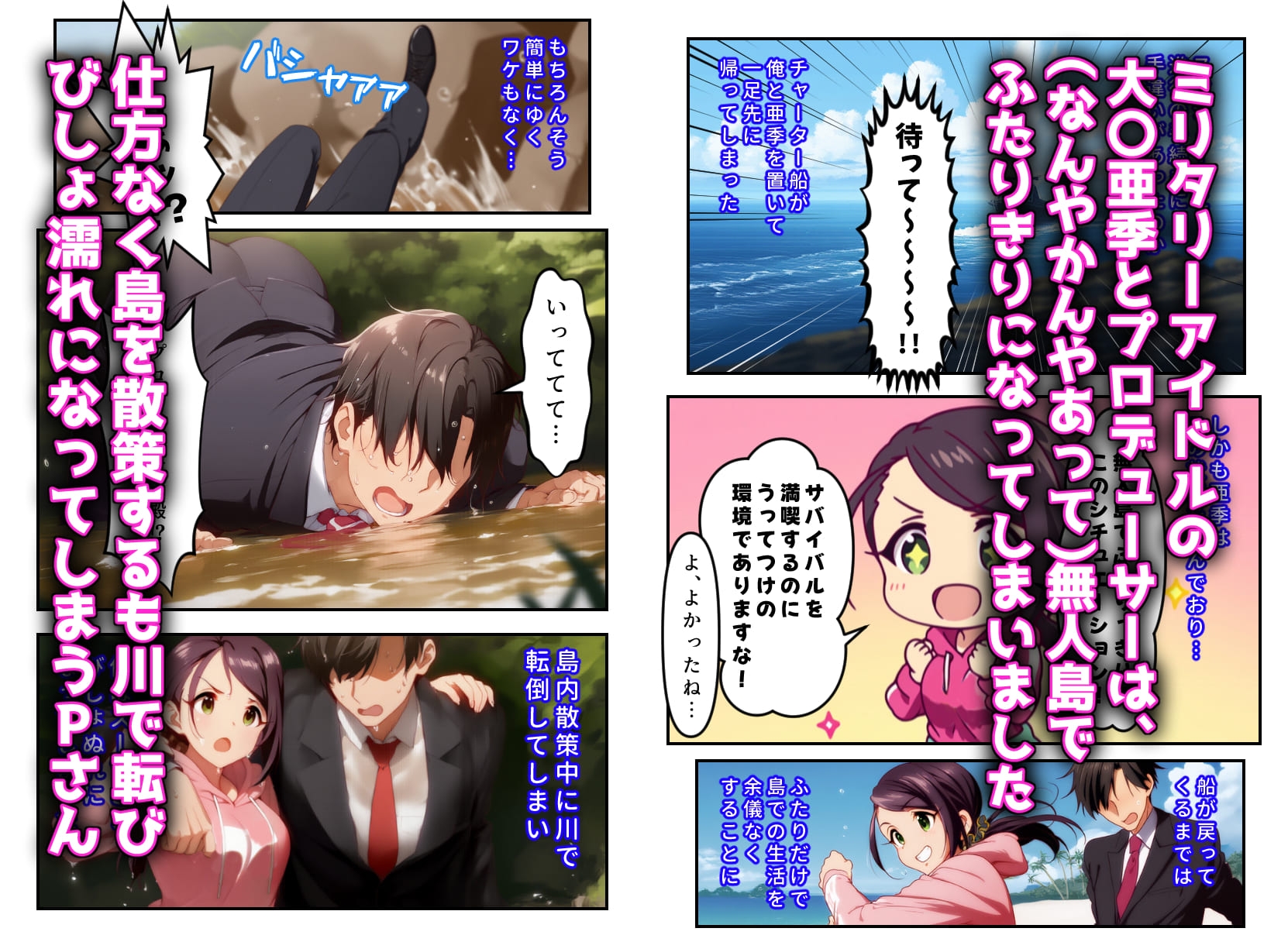 発情アイドルとペ口リストP。肉欲サバイバル!P殿を全力で温めよ_2