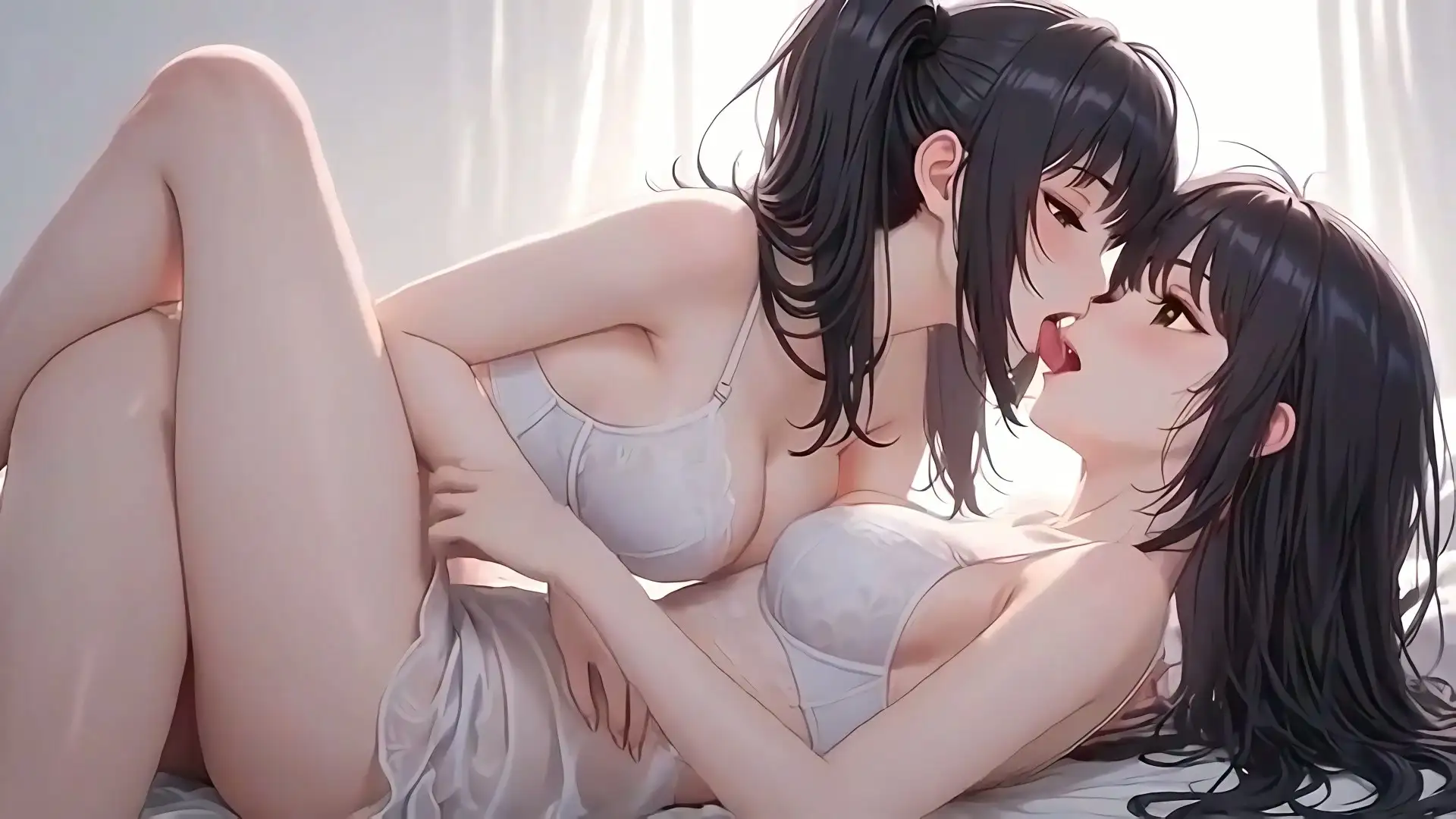 【34分フルボイス】ぺろちゅぱ百合キス大全集〜美少女レズえっち74連発〜【フルモーション】 サンプル画像 2