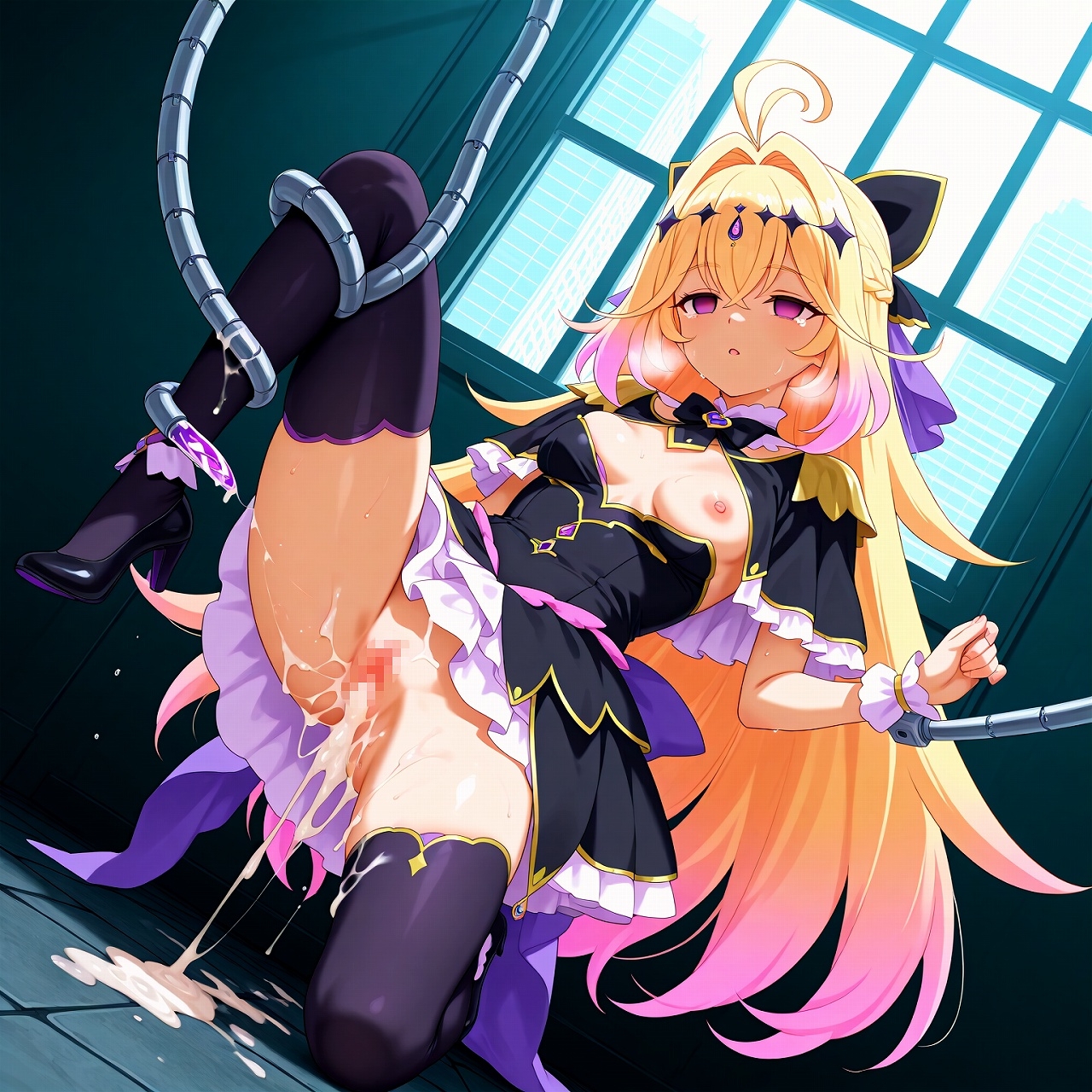 Fan fiction キュ〇アルカナ・シャ〇ウ 触手_3
