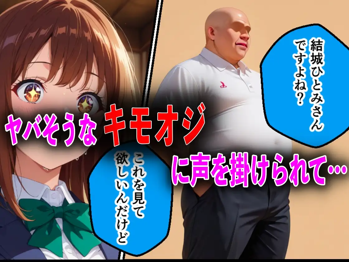 学校でも優等生のJKキモオジ店主に万引きがバレて巨根チンポで性教育された話 サンプル画像 5