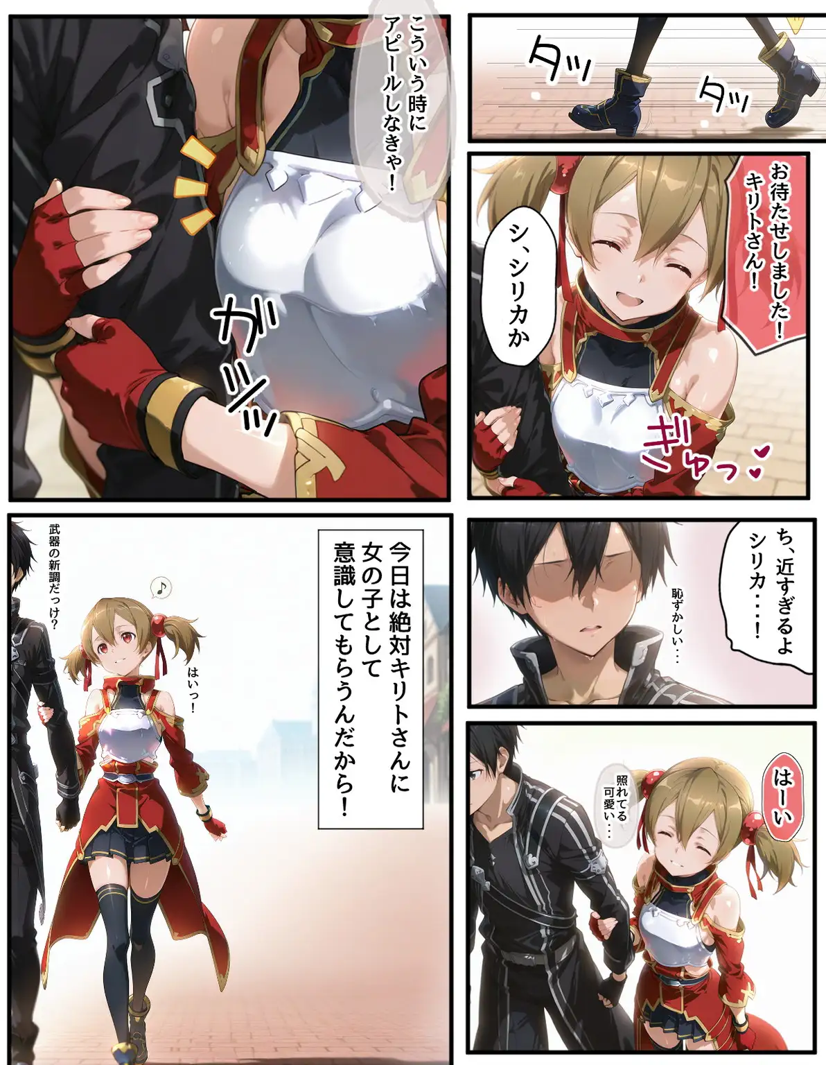 まとめCG集(ソードアート・オ〇ライン)[メインシナリオ-前編] サンプル画像 2