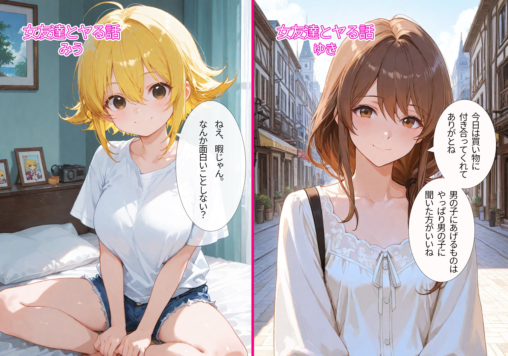 女友達とヤる話 vol1_2