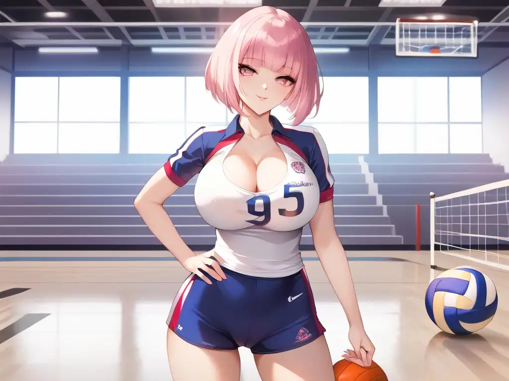 バスケ女子とバレー女子 サンプル画像 4