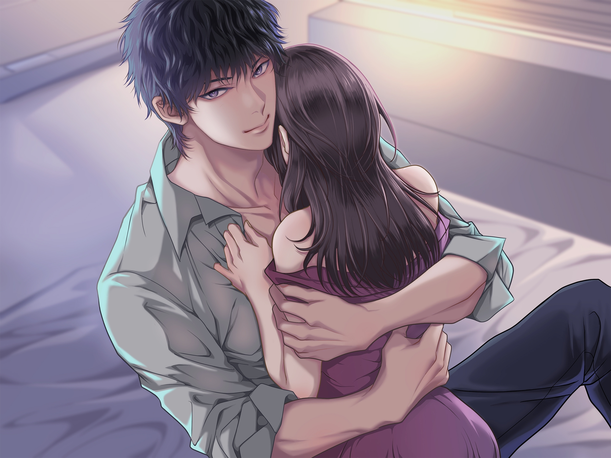 【歪愛×執着】記憶喪失の私を看病してくれる彼が、“夫”を名乗って離してくれません-2画像