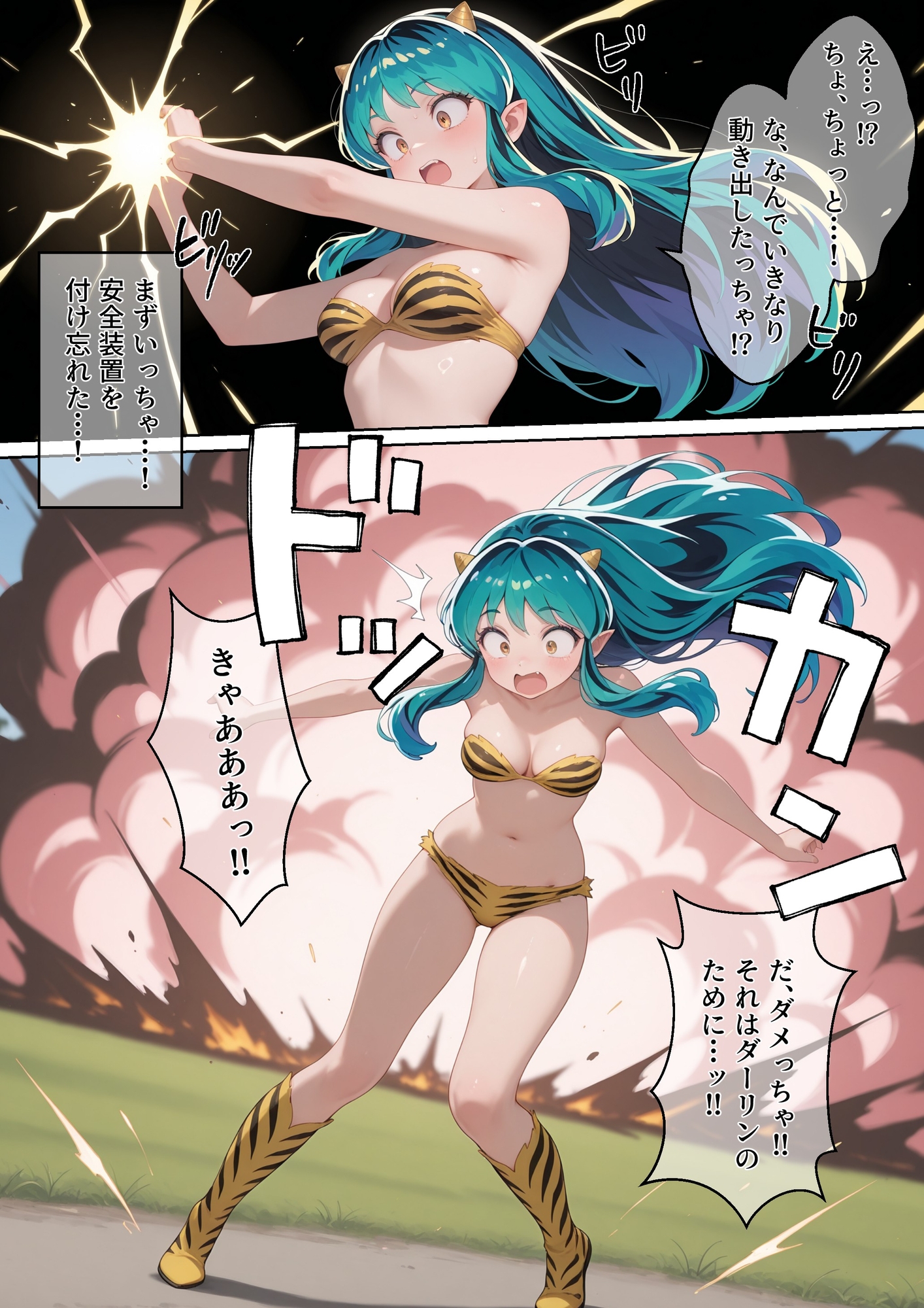 ダーリンごめんっちゃ 好感度バグで太いおじさんの女になった〇ムの話 うる星〇つら_10