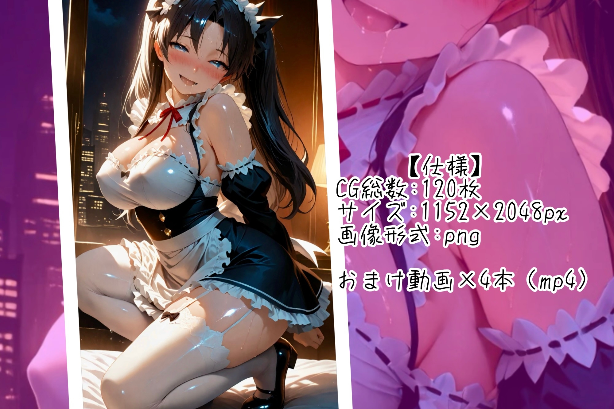 遠○凛&間○桜CGエッチイラスト集!_1