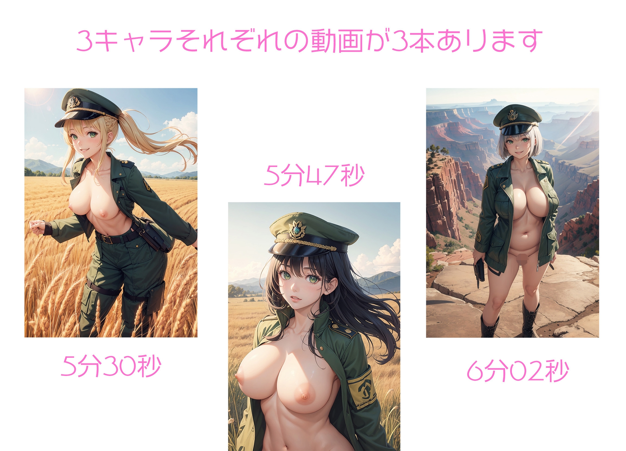 自分以外は女兵士の四人分隊_8