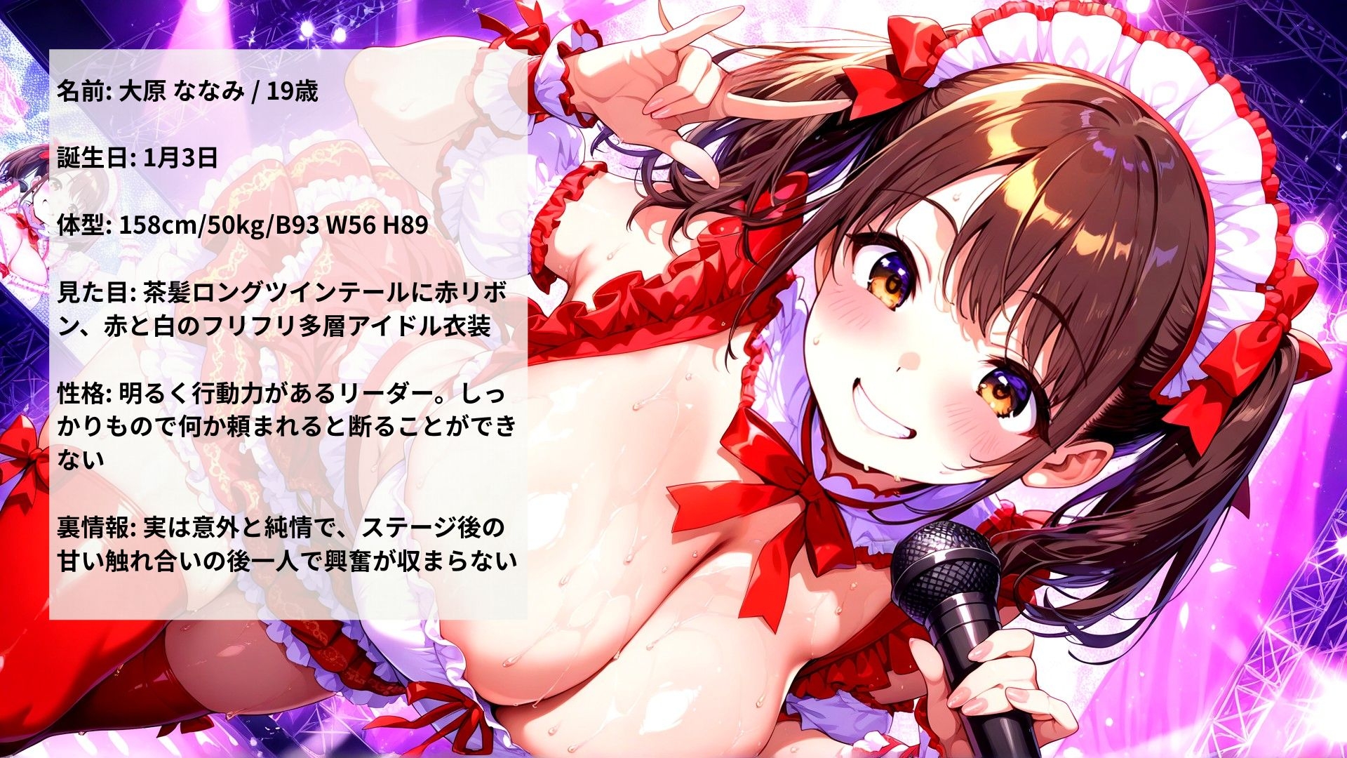 巨乳地下アイドル裏営業ステージ後汗だくセックス流出映像_1