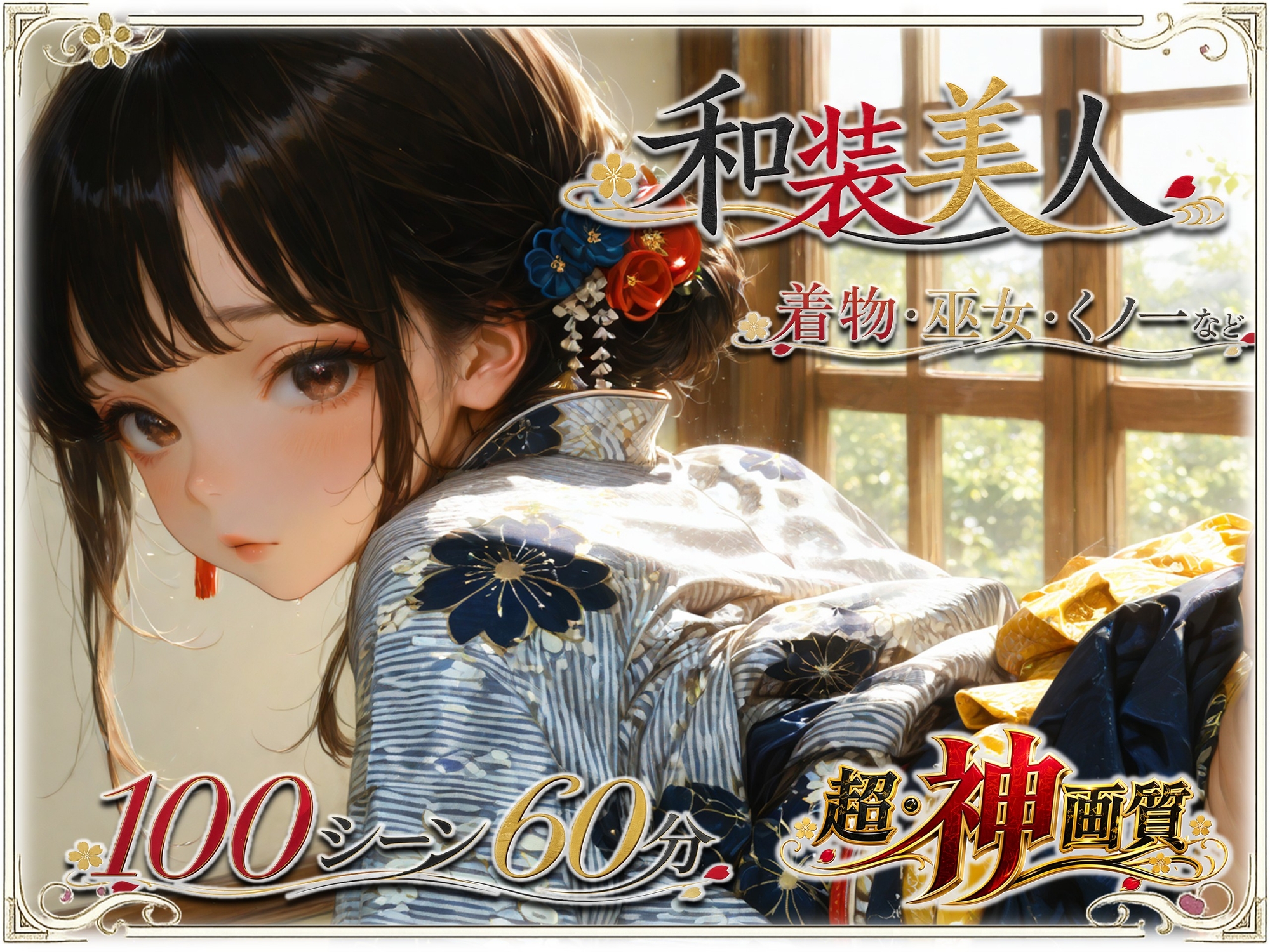 【4K・神画質】和装美人【大ボリューム】_1