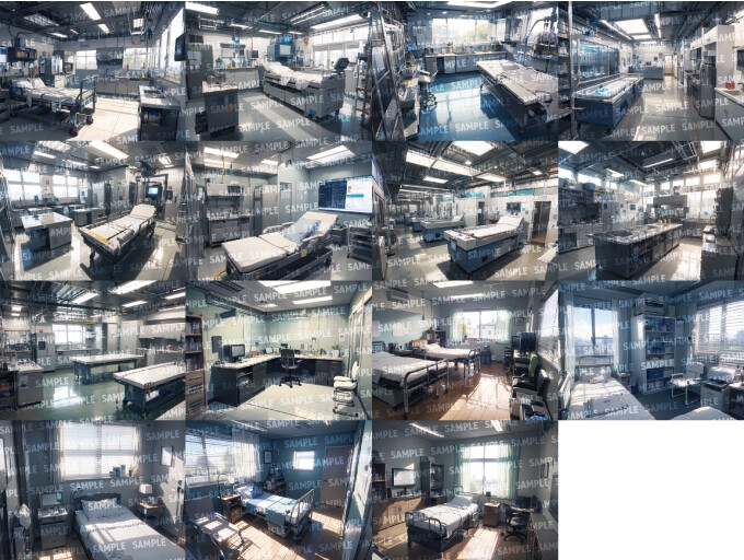 【背景137枚】病院/廃病院_1