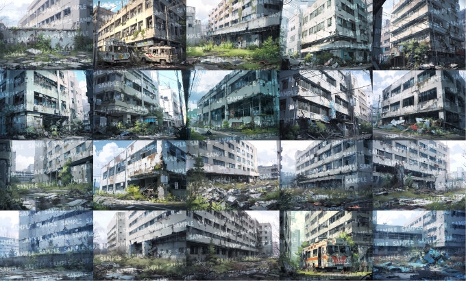【背景137枚】病院/廃病院_4
