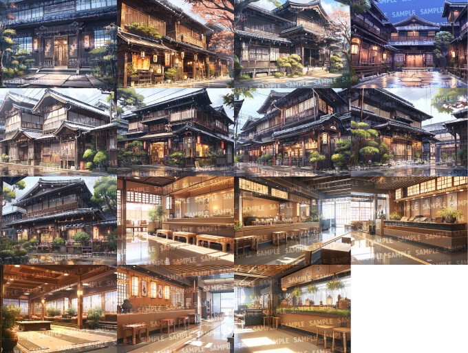 【背景103枚】温泉街/旅館(差分あり)_6