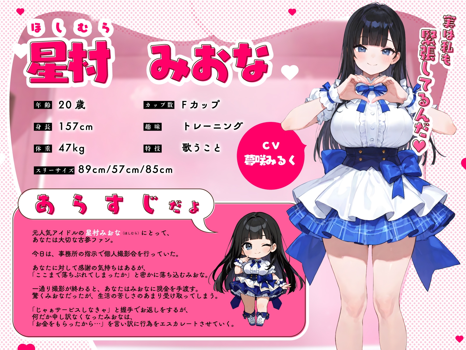落ちぶれた元人気アイドルのご奉仕おひねりえっち。言いなり顔面騎乗位で密室個撮ハメハメ 画像1
