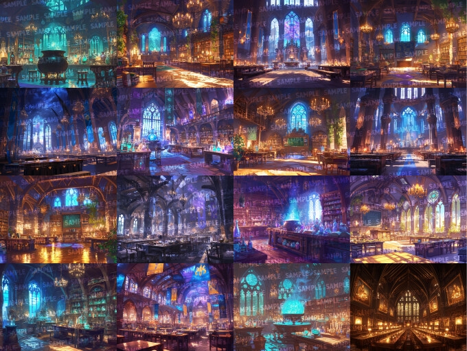 【背景112枚】魔法学校_1