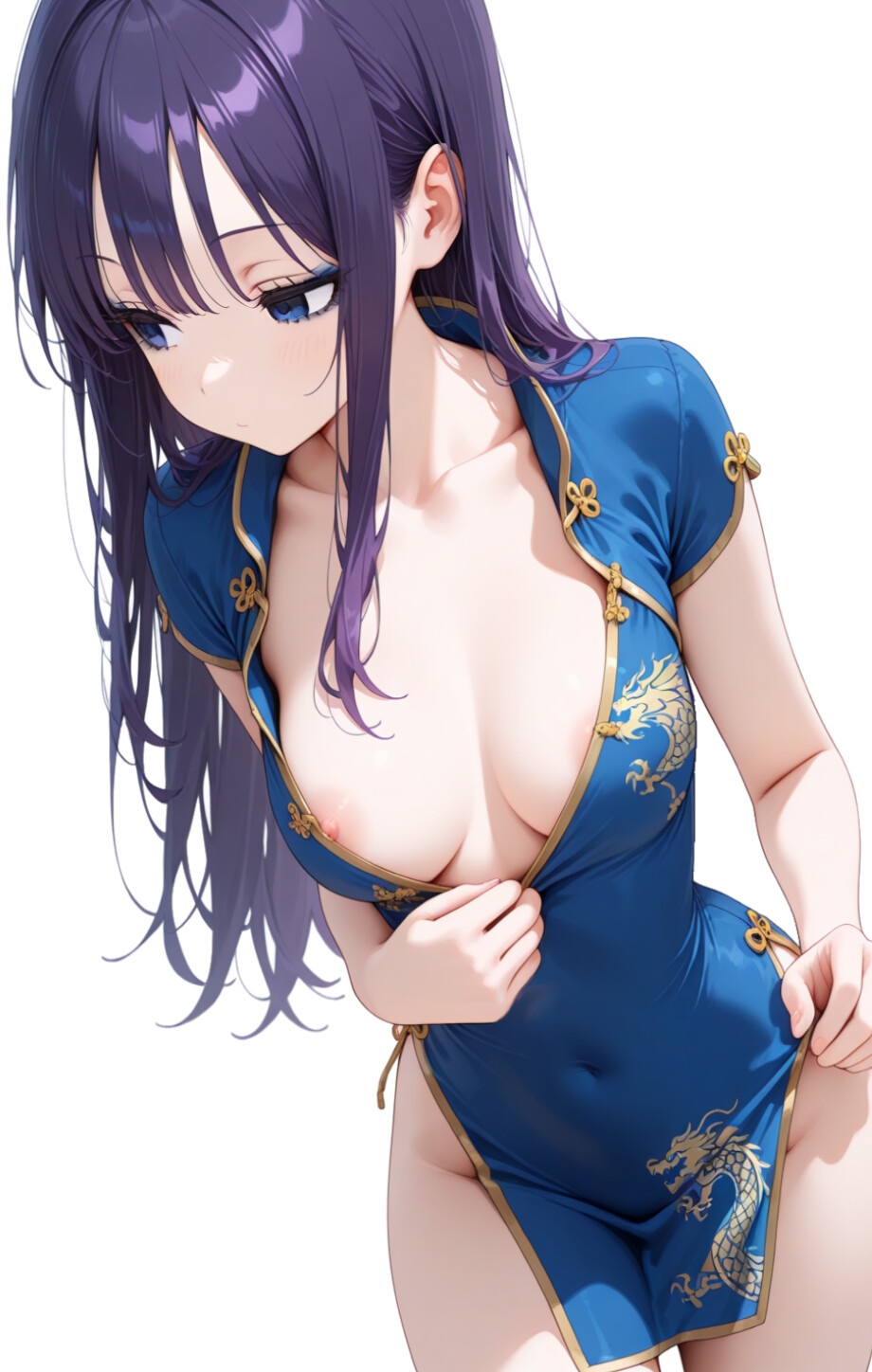 青チャイナのお姉さんとエッチしたい_7