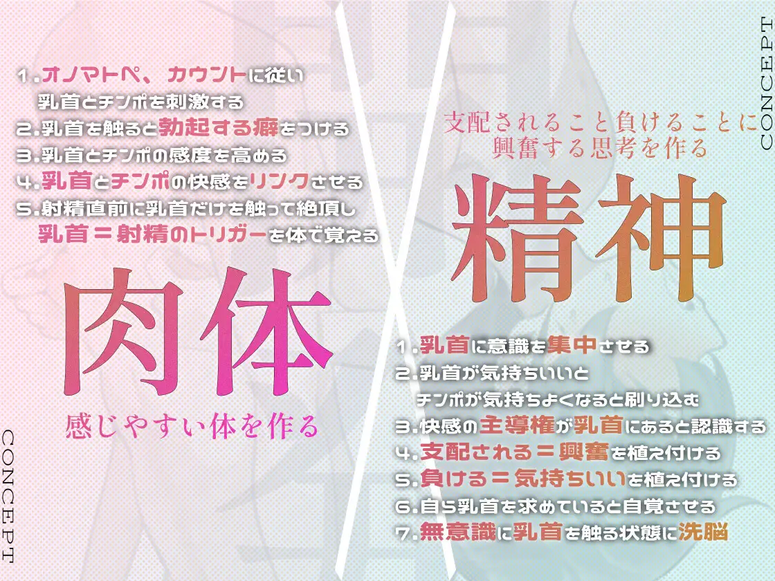 【乳首開発×精神開発】毎日続けるうちにマゾになる乳首開発プログラム -Stage 1- [チクちぃスタジオ] | DLsite 同人 - R18